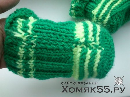МК по вязанию носочков-сов