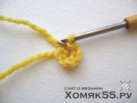 Прихватка из квадратных мотивов «Новогодняя»