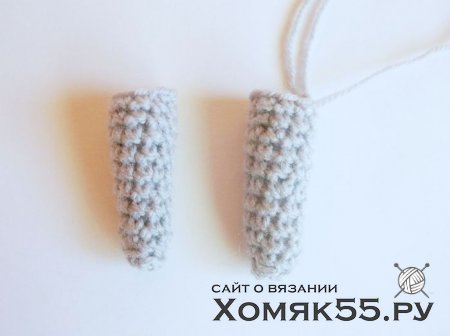 Мышка снегурочка крючком