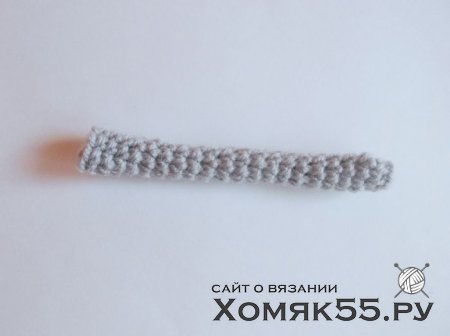 Мышка снегурочка крючком