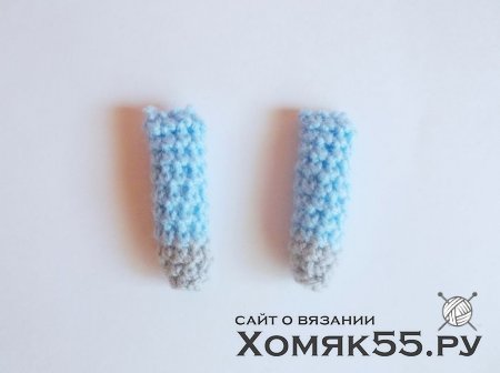 Мышка снегурочка крючком