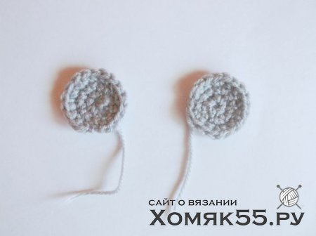 Мышка снегурочка крючком