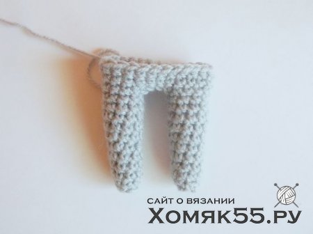 Мышка снегурочка крючком