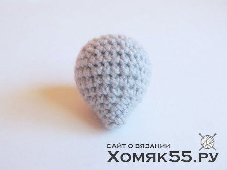 Мышка снегурочка крючком