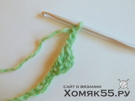 Настольная елочка крючком
