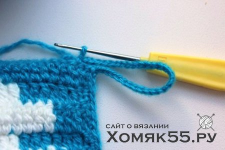 Прихватка крючком «Сердечко»
