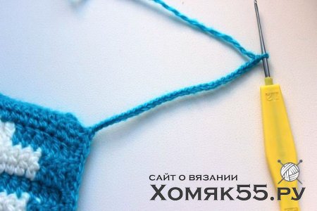 Прихватка крючком «Сердечко»