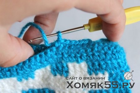 Прихватка крючком «Сердечко»