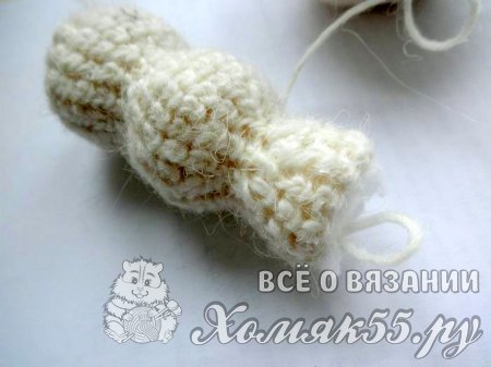 Снеговик крючком