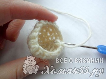 Снеговик крючком