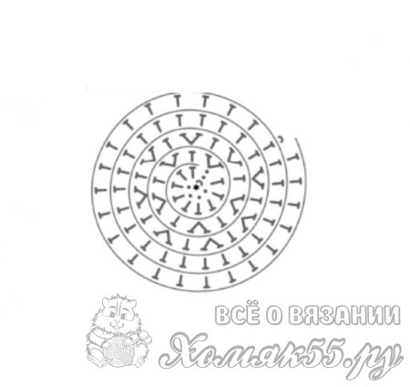 Снеговик крючком