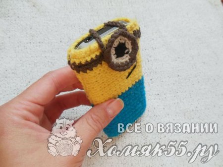 Пенал крючком «Черепашка ниндзя» и чехол для мобильного телефона «Миньон»
