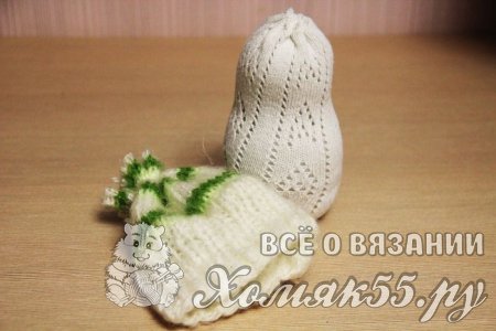 Снеговик и снеговик-малютка из носков за 15 минут