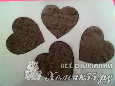 Мастер класс «Декоративные сердечки»