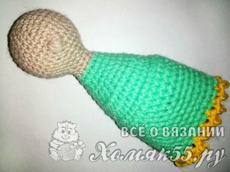 Беременная кукла крючком