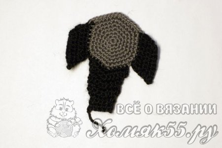 Снегирь крючком на елку