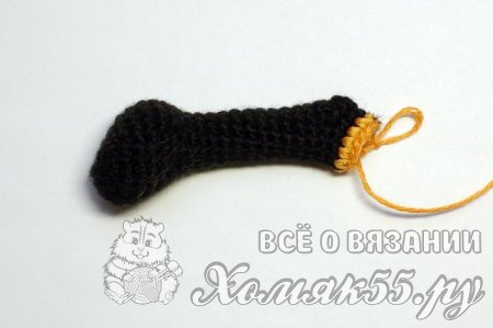 Лиса и колобок крючком