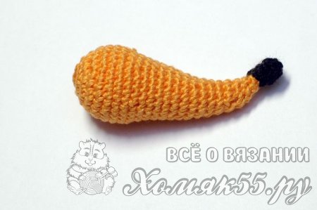 Лиса и колобок крючком