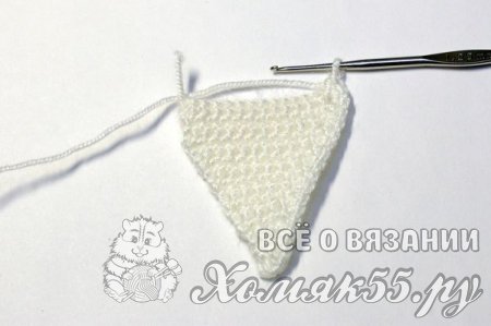 Лиса и колобок крючком