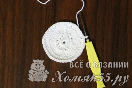 Прихватка «Цветочная полянка» крючком