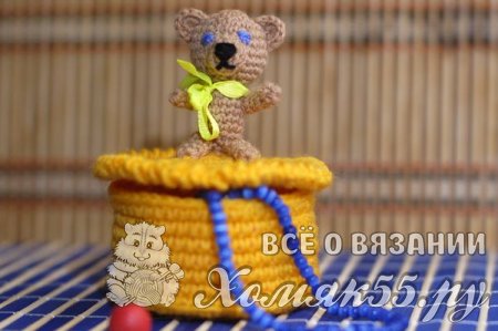 Шкатулочка крючком