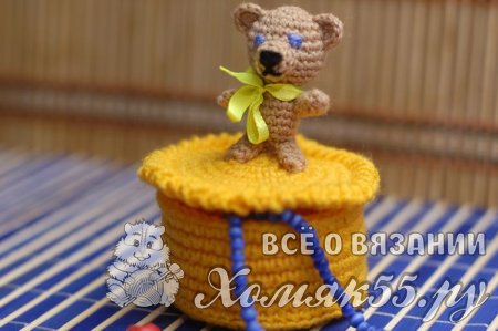 Шкатулочка крючком