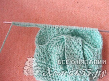Пинетки-сандали спицами