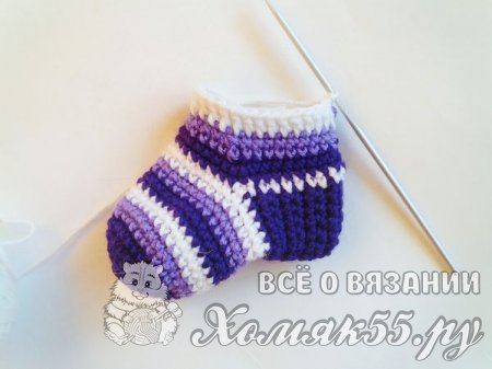 Носочки детские крючком