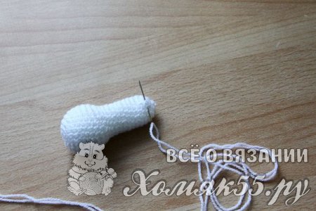 Вязаный заяц крючком