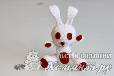 Вязаный заяц крючком