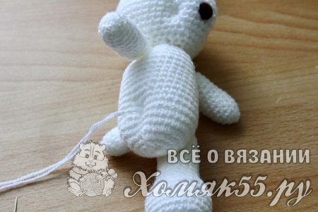 Вязаный заяц крючком