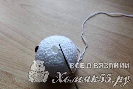 Вязаный заяц крючком