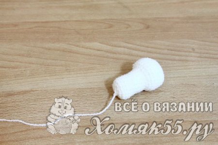 Вязаный заяц крючком