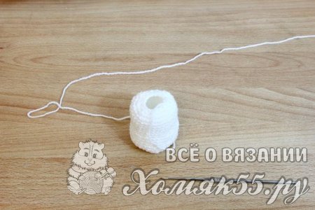 Вязаный заяц крючком