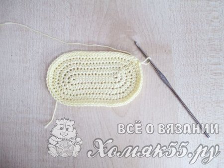Пинетки с ромашками крючком