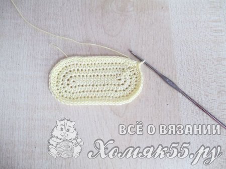 Пинетки с ромашками крючком