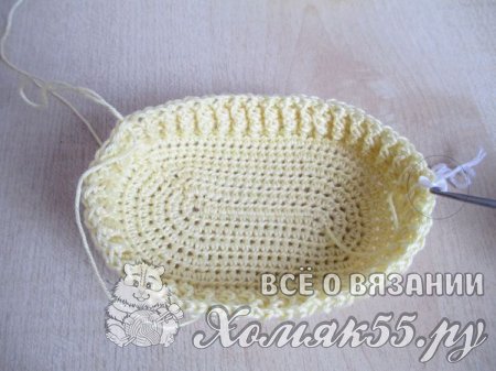 Пинетки с ромашками крючком