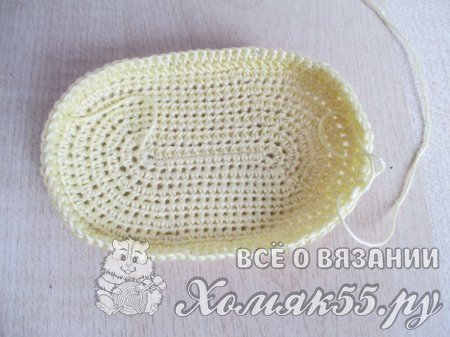 Пинетки с ромашками крючком