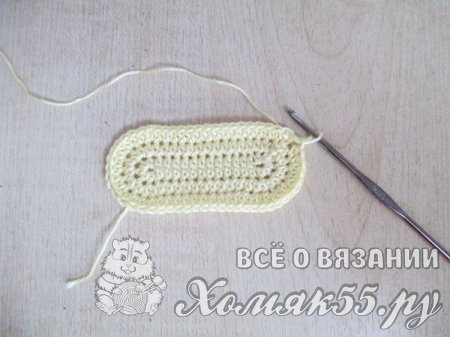 Пинетки с ромашками крючком