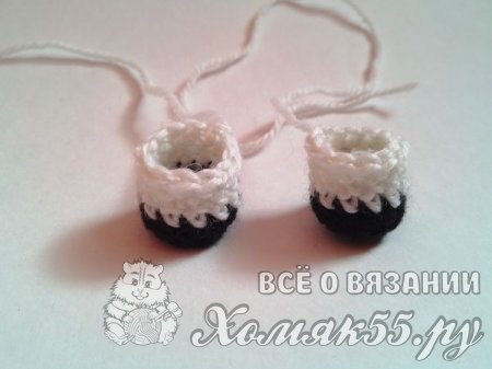 Вязаная игрушка - корова крючком