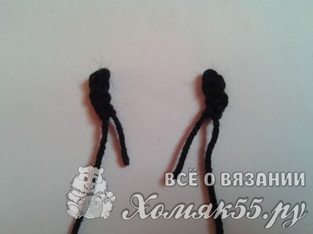 Вязаная игрушка - корова крючком