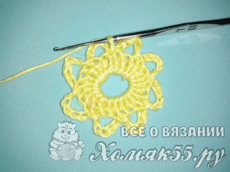 Серьги Бабочки крючком