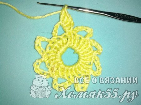 Серьги Бабочки крючком
