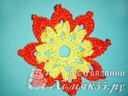 Серьги Бабочки крючком