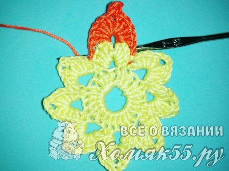 Серьги Бабочки крючком