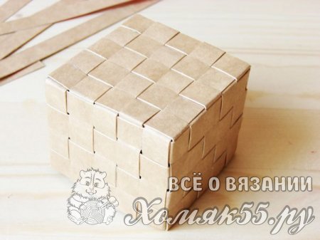 Корзинка из картона