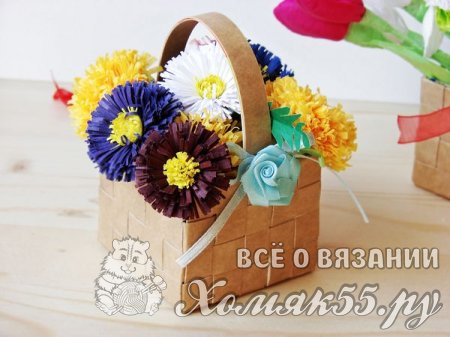 Корзинка из картона
