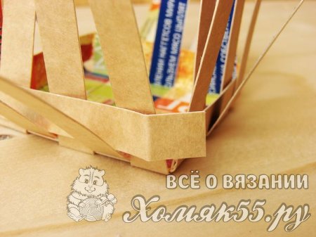 Корзинка из картона