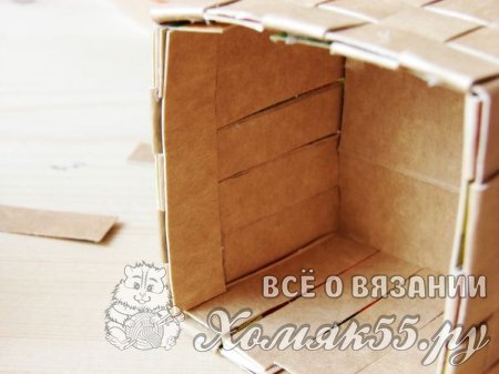 Корзинка из картона