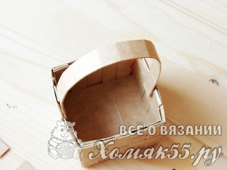 Корзинка из картона